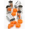 Yoshikawa YJ2789 Vegetable Cutter, Made in Japan, Set of 6