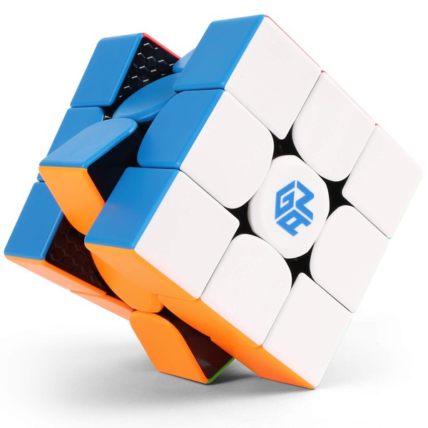 GAN 356 R S, GAN Cube 3x3, Magic Cube, Stickerless Speed Cube Puzzle Toy for Kids Adults