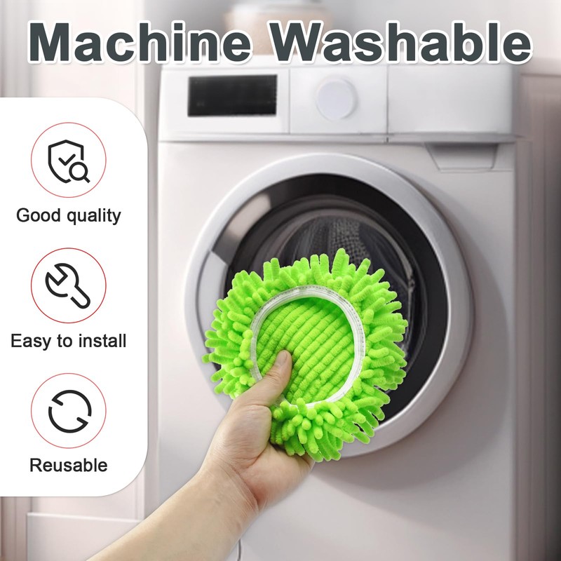 Mop Heads Replacements, 6 Pack Spin Mop Refill Replace Head