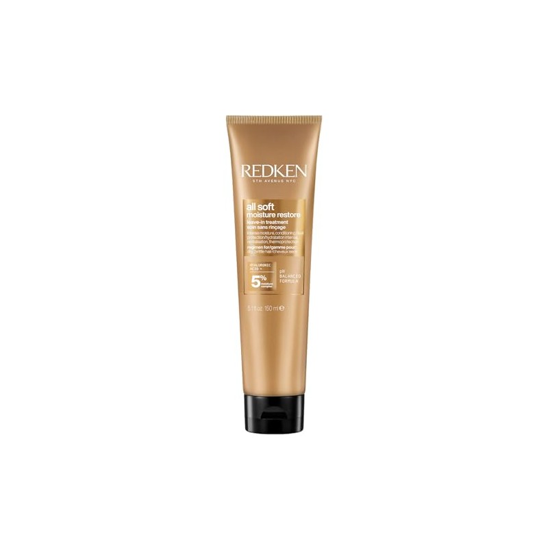 Redken All Soft Moisture Restore, Leave-In Haarkur mit Hyaluron, 150