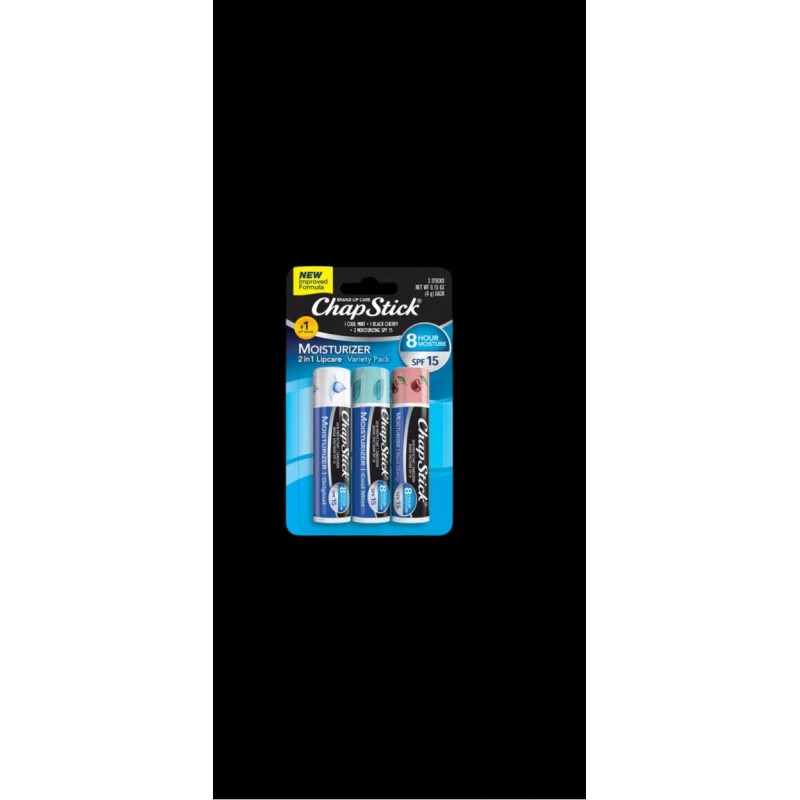 ChapStick Chap Stick 3 Piezas Chapstick Moisturizer Original Americano