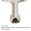 PATIKIL 12.5 x 7 mm Triangle Socket Spanner, 3 Pack,