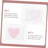 LALAFINA 100pcs Heart-shaped Hemostatic Stickers and Breathable Bandages for for