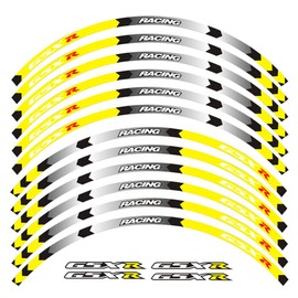Motorcycle Rim Stripes Decals 17inch Wheel Sticker Reflective Tape for Suzuki GSX-R 250 400 600 1000 750 GSXR1000R