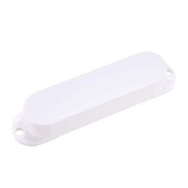 uxcell Sealed Single Coil Pickup Cover Set for ST Guitar - No Holes White
