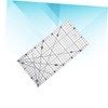 KONTONTY Quilter's Patchwork Ruler Sewing Tool Double Grid Lines Non-Slip