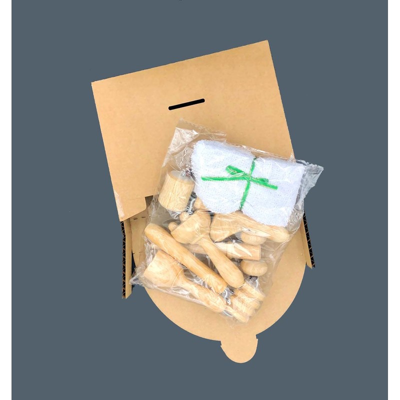 COVERBAGBCN 6-Piece Set for Facial Wood Therapy, Swedish Face Mask,