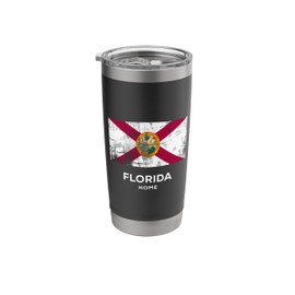 Florida United States Flag Home Pride Stainless Steel Insulated Tumbler