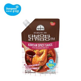 Dongwon 하루미 닭볶음탕 양념 500g 3봉 Harumi Chicken Stew Seasoning 500g 3 Packs