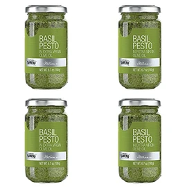 Compagnia Sanremo Pesto DOP Basil Pesto, 6.5 oz SET of 4