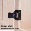 Decobasics 1/2" Overlay Semi Partial Wrap Around Kitchen Cabinet Hinges