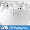 4 Pack Rubber Plug with Hanger, Universal Drain Plug for