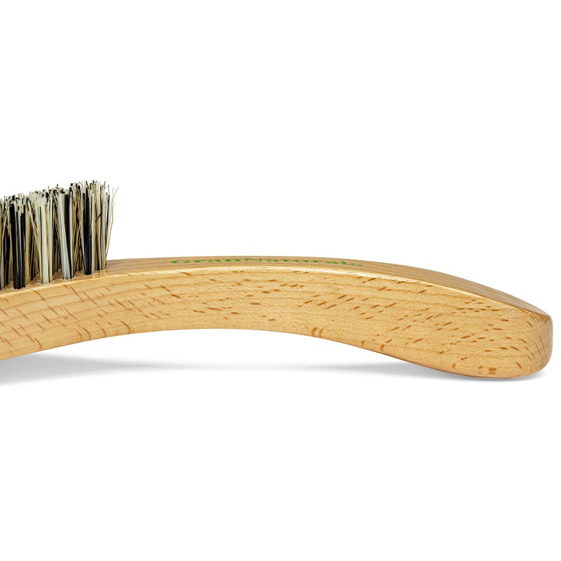 GranNaturals Extra Hard Wave Brush - Curved Boar & Extra