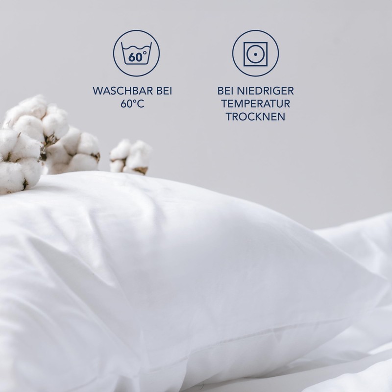 Dreamzie Pillowcases, 50 x 80 cm (Set of 2), 100%