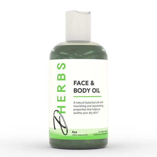 Dherbs Face And Body Oil (4 Oz), 4 Oz.