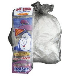 Rolsac - Cagliplast 10062 Rotolo Q.TY con Busta Esterna, Grigio/Trasparente, 50X60 cm, 200 gr, 20 Pezzi