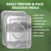 Demiwise Thickened 10 Pack Heavy Duty Aluminum Pans with Lids,