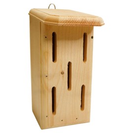 Coveside Small Butterfly House – Outdoor Shelter for Butterflies – Side Opens for Bark & Cleaning – Handcrafted in USA with Eastern White Pine – Garden Sanctuary for Wind & Weather Protection