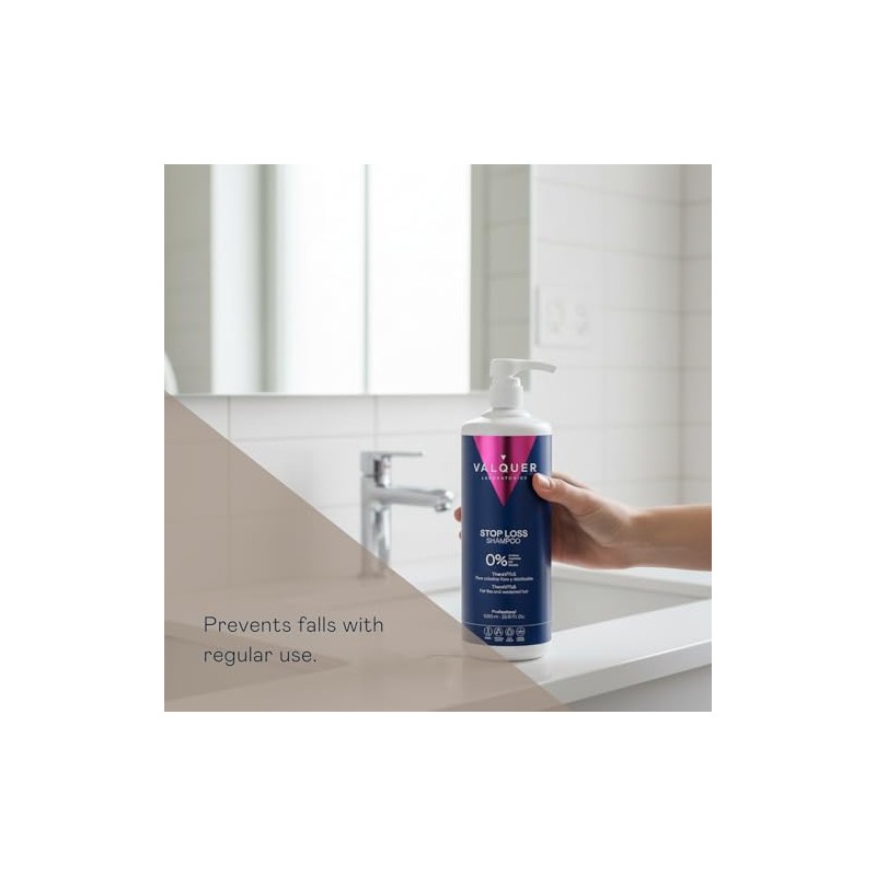 Valquer Anti-Hair Loss Shampoo: Stop Loss (NO sulfates, salt, parabens,