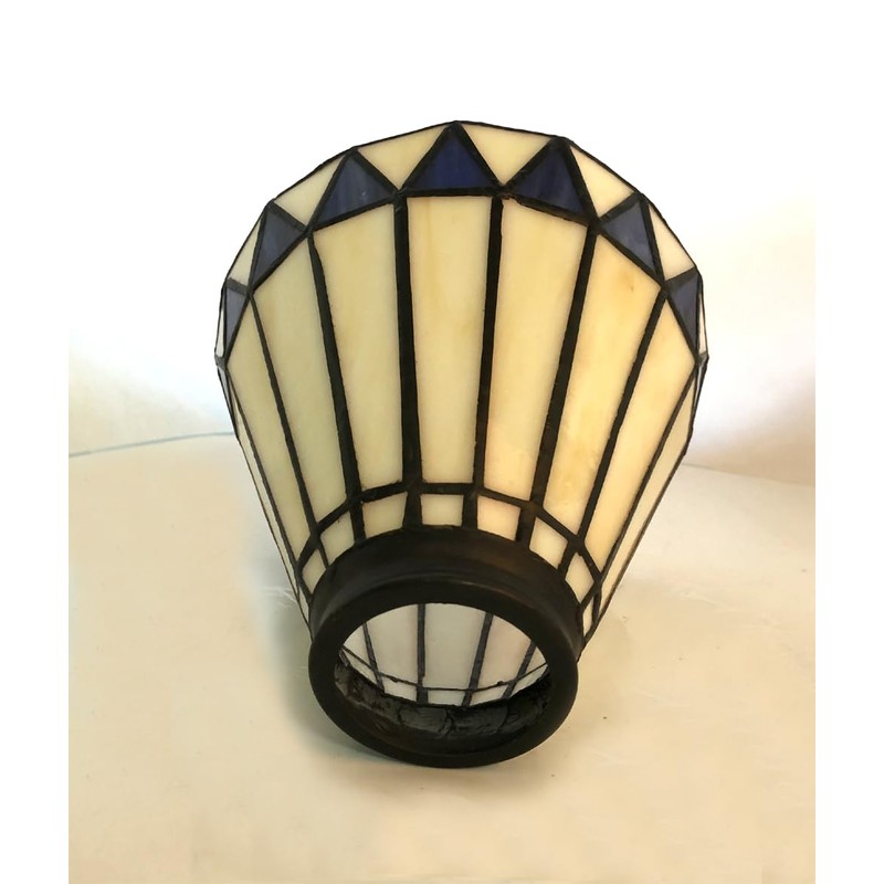 NADUOXRK Tiffany Style Stained Glass Lampshade, Replacement Lamp Shades with