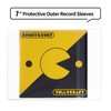 sdroceRyaM 7 inch Vinyl Record Outer Sleeves with Flap Clear