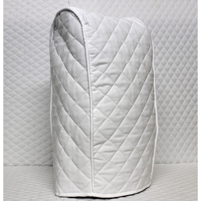 Simple Home Inspirations White Quilted Food Processor Cover