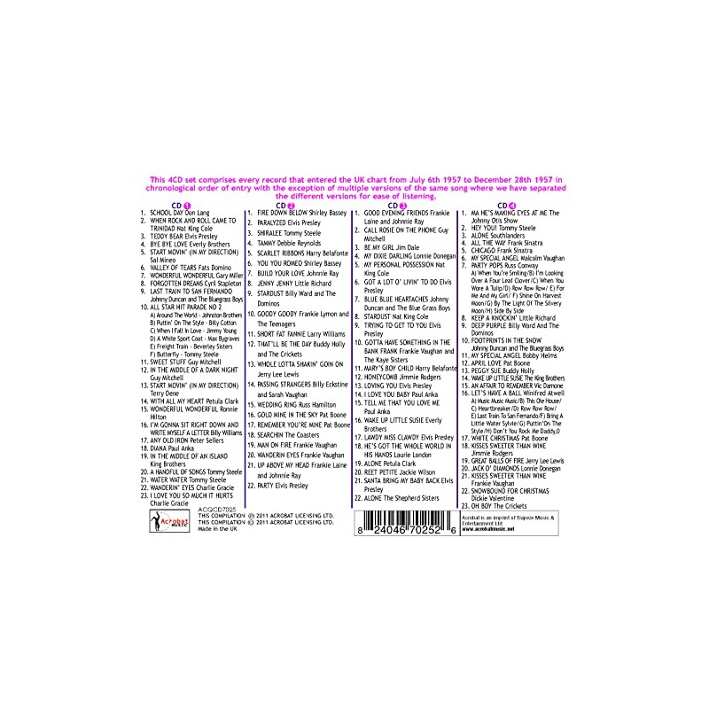 The 1957 British Hit Parade Part 2