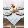 DII Buffalo Check Collection Classic Tabletop, Table Topper, 40x40, Light