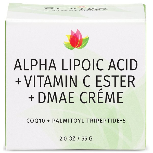 REVIVA LABS - Alpha Lipoic Acid Vitamin C Ester DMAE Creme (2.oz)