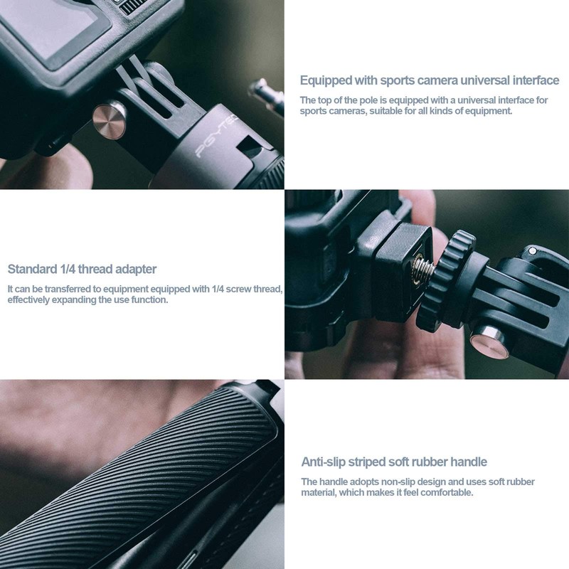 PGYTECH Action Camera Extension Pole & Mini Tripod GOPRO Insta360
