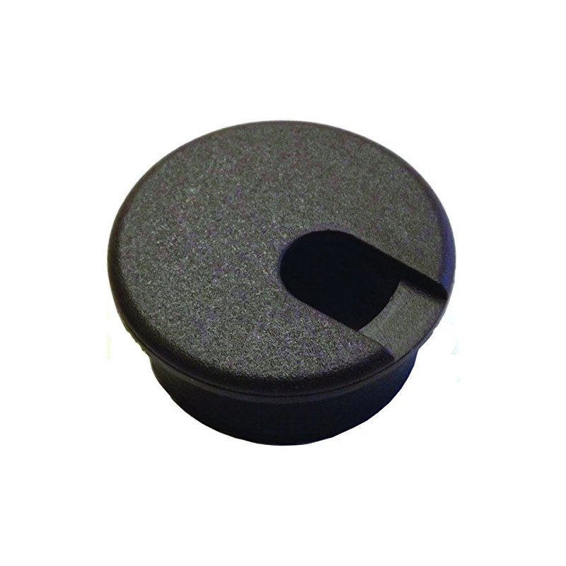 Grommet Desk Wal Brn 1-1/2in