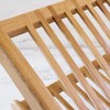 Totally Bamboo Eco Collapsible Dish Drying Rack, Natural Bamboo