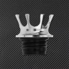 HDBUBALUS VENTED King Crown Gas Cap Fuel Tank Right-hand Thread