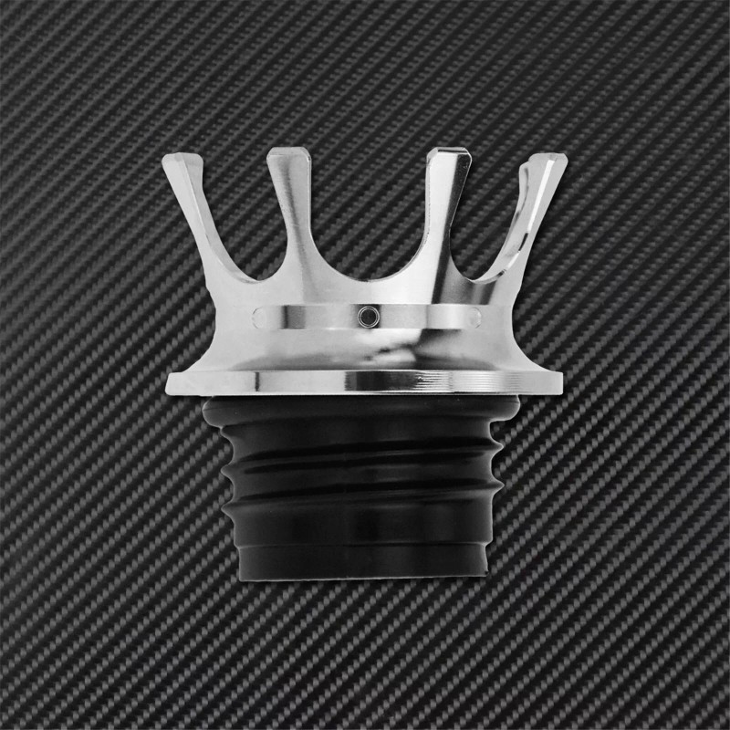 HDBUBALUS VENTED King Crown Gas Cap Fuel Tank Right-hand Thread