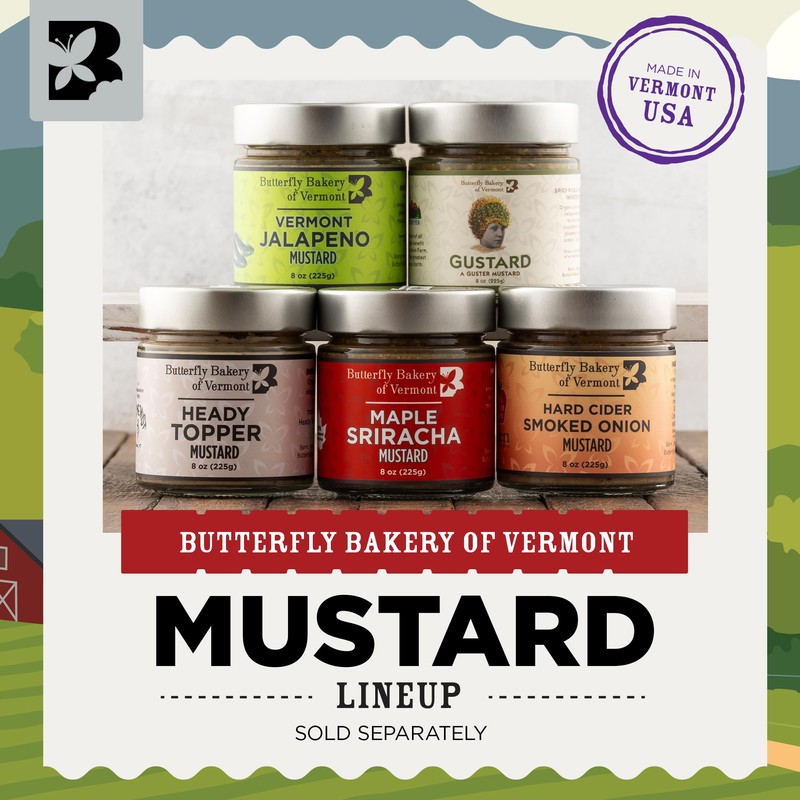 Butterfly Bakery of Vermont - Heady Topper Mustard - Bold,