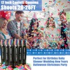 Biodegradable Confetti Cannon Easy Clean - 6 Pack Party Poppers