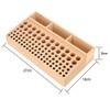 Leather Craft Tool Holder 98 Holes Wood Leathercraft Tool Holder