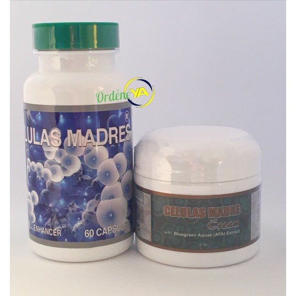 Celulas Madres 60 cap + Cream Biomatrix Madre Cell Plus