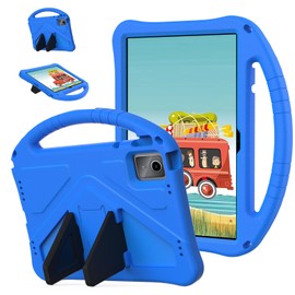 EabHulie Case for Doogee Tab E3 10.95" 2025, Kids Friendly Durable Lightweight Handle Stand Shockproof Protective Cover Blue