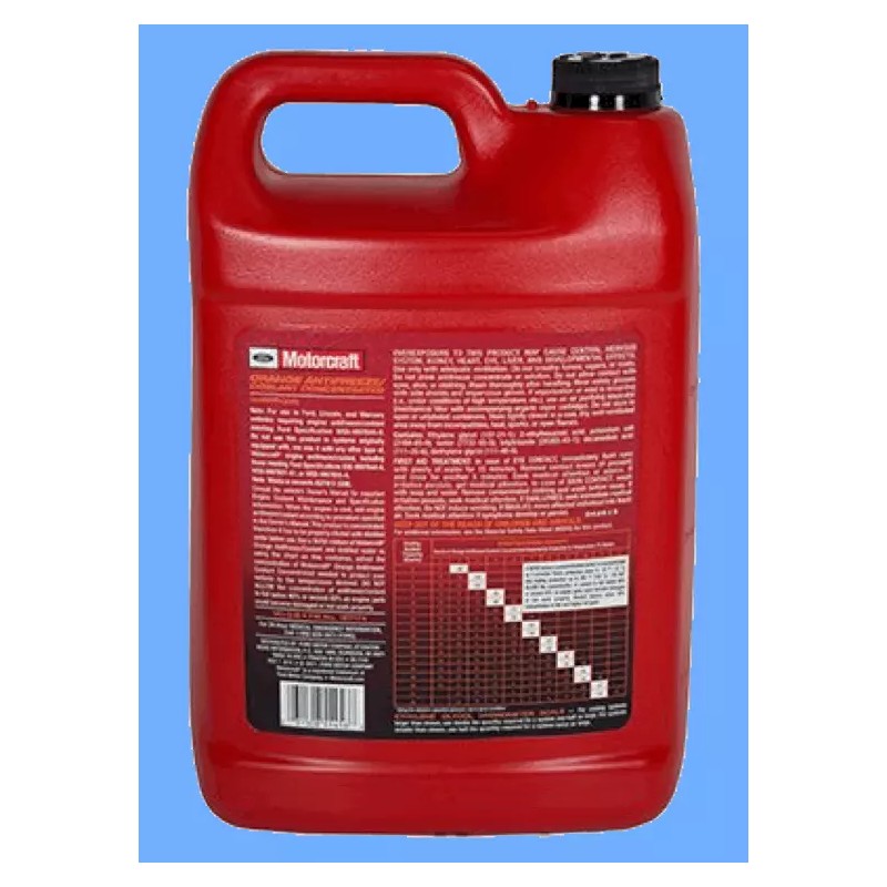 1 Gallon Engine Coolant Antifreeze Motorcraft Yellow Pre diluted for