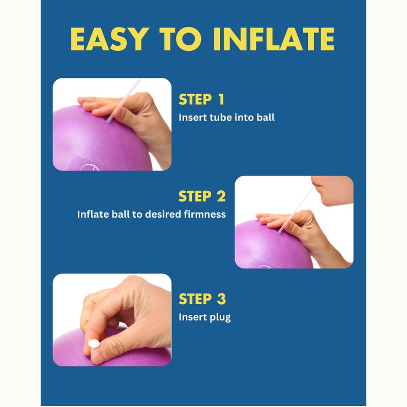 ProBody Pilates Exercise Balls Physical Therapy - 9 Inch Small