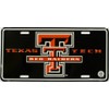 Texas Tech Red Raiders Collegiate Embossed Metal Novelty License Plate Tag Sign