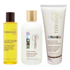 Set Capilar Terramar Shampoo, Mascarilla Y Aceite 3 En 1