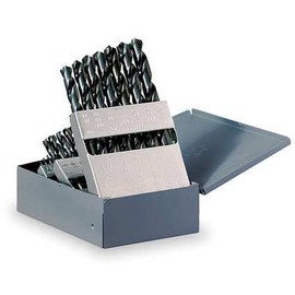 Topline Drill Bit Set #1-#60 Bright Finish M2 Ground Steel 60pcs