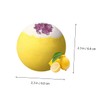 Beavorty 6pcs Natural Bath Lemon Sweet for Relaxing Foot Soaks