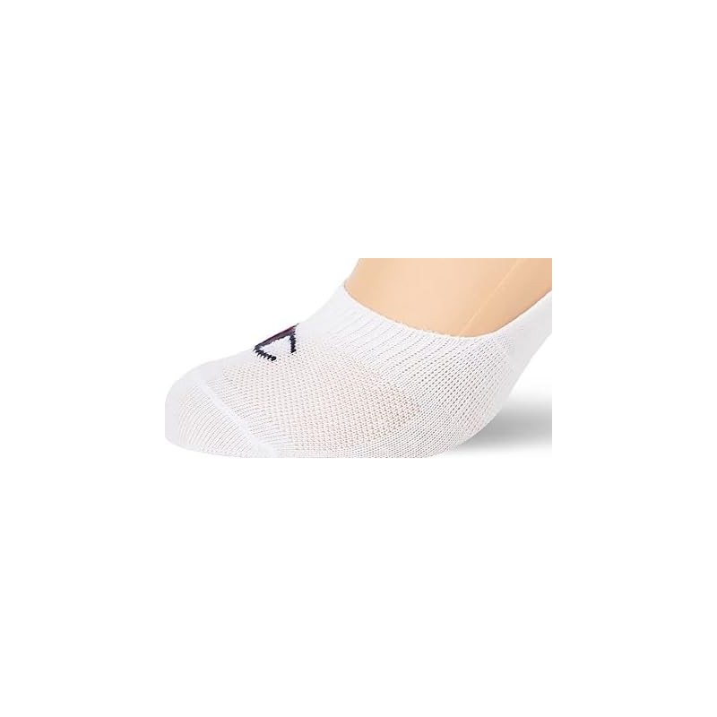 Champion Unisex Casual Socks (Pack of 6), White