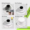 RVMATE RV Vent Cap with Screen, RV Sewer Vent Cap
