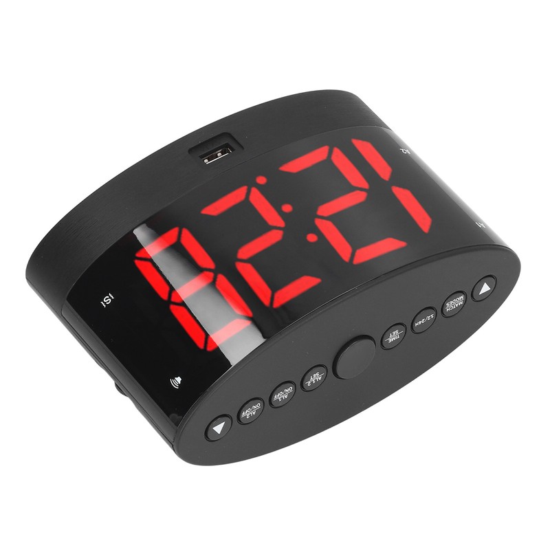 Digital Alarm Clock USB Charging Alarm Clock with 3 Vibration