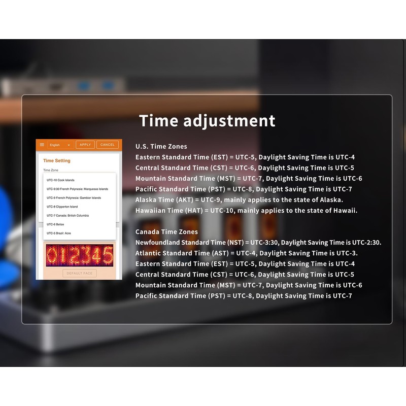 Adventurers IPS Nixie Tube Clock, Creative Electronic DIY Nixie Tube