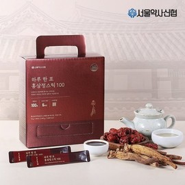 Seoul Pharmacists' Cooperative 하루 한포 홍삼정스틱 100포 5세트 (선물세트) Daily One Pack Red Ginseng Stick 100 Packs 5 Sets (Gift Set)